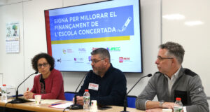 Famílies, sindicats i patronals de la concertada s’uneixen per exigir més finançament i més plantilla