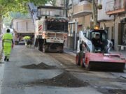 Inici de la primera fase de la campanya anual de manteniment dels paviments asfàltics a Castelldefels