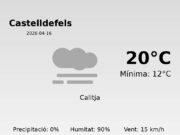 AEMET: El temps per a Castelldefels – 16 de Abril de 2026