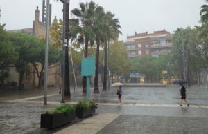 Castelldefels manté l’alerta per risc d’inundacions avui